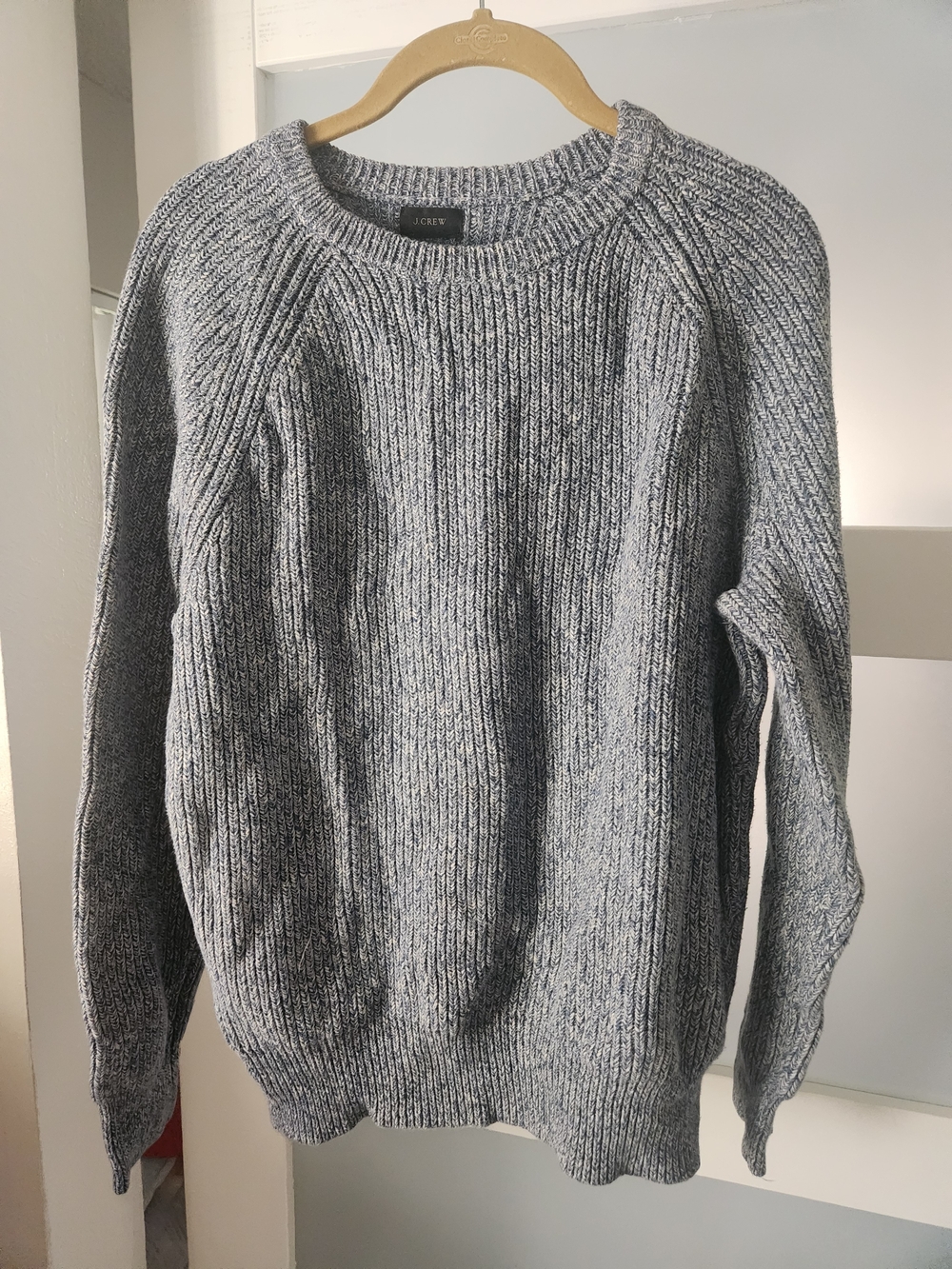 J. Crew Men’s Gray Marled Crewneck Sweater
